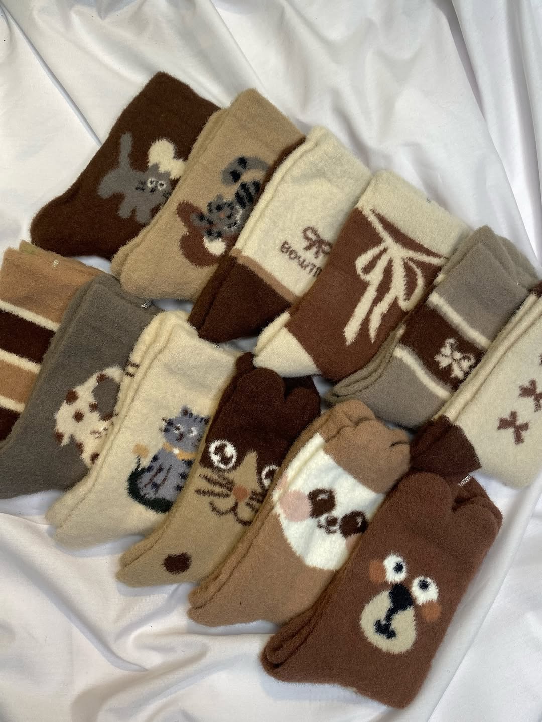 جوراب پاییزی فانتزی ساق دار